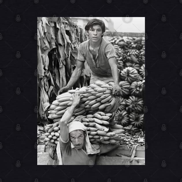 Vintage photo of Banana Loaders in Ecuador by In Memory of Jerry Frank